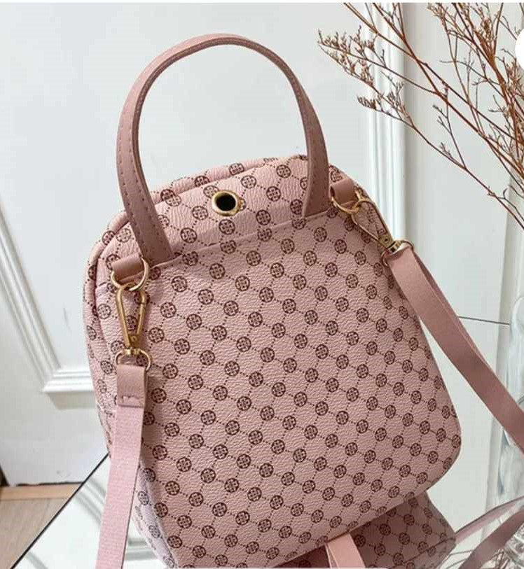 ZIPPERED BACK PACK, Checkered Mini Back Pack