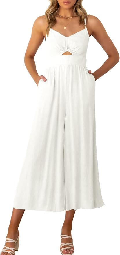 JUMPSUIT, Spaghetti Strap Jumpsuit