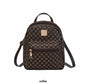 ZIPPERED BACK PACK, Checkered Mini Back Pack