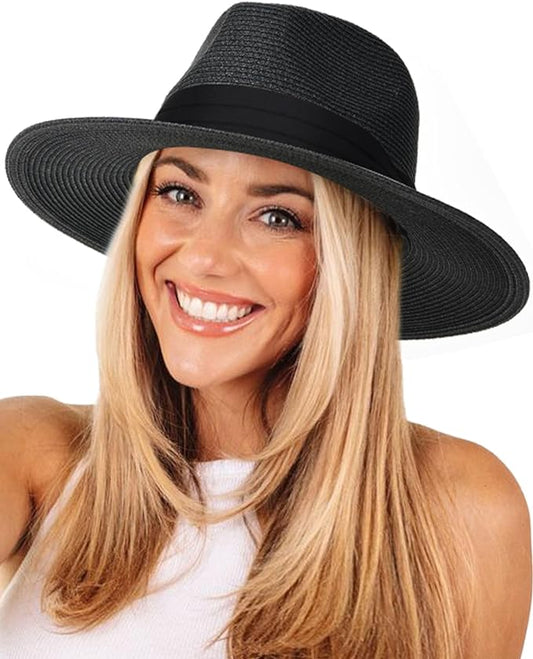 HEADWEAR, Wide Brim Straw Hat