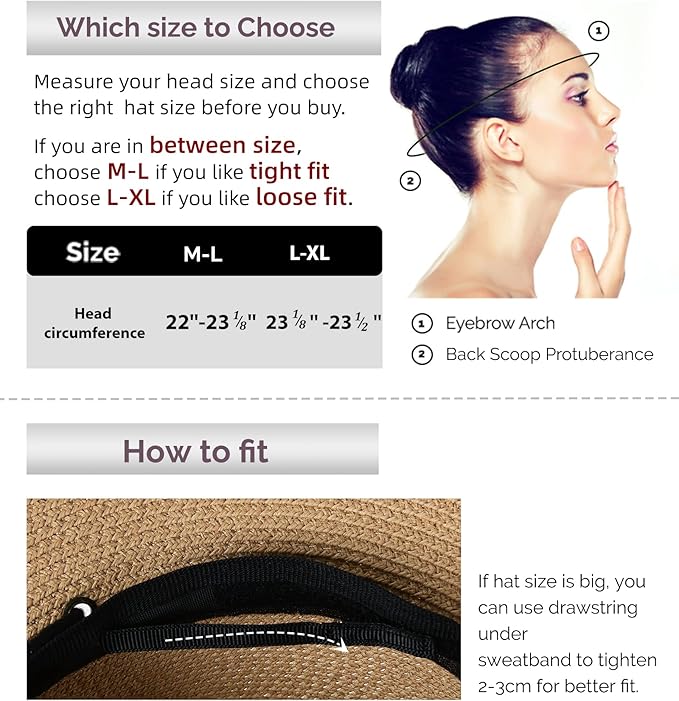 HEADWEAR, Woman's Wide Brim Straw Hat