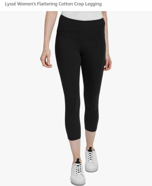 PANTS, Black Capri Yoga's