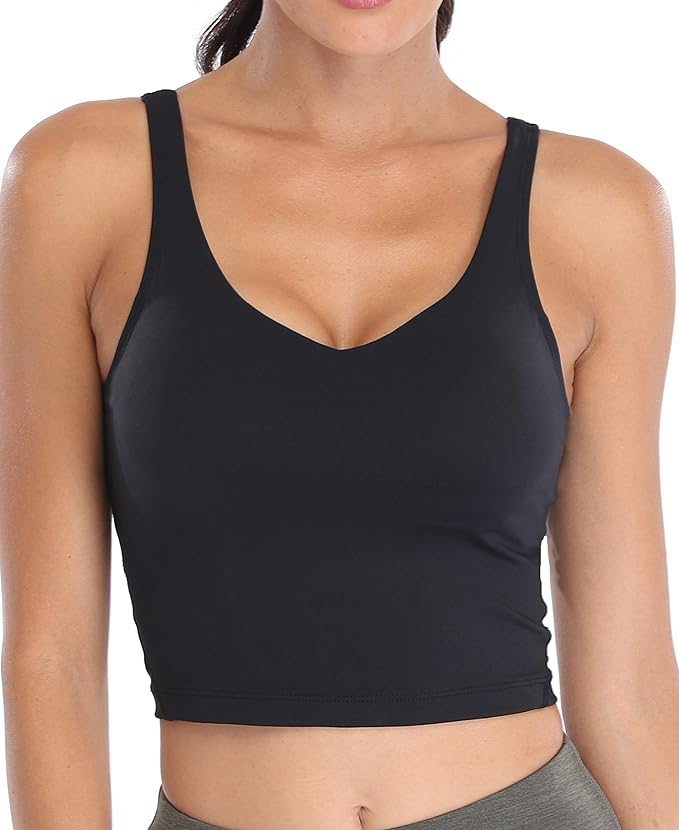 SPORTS BRA, Black padded sports Bra