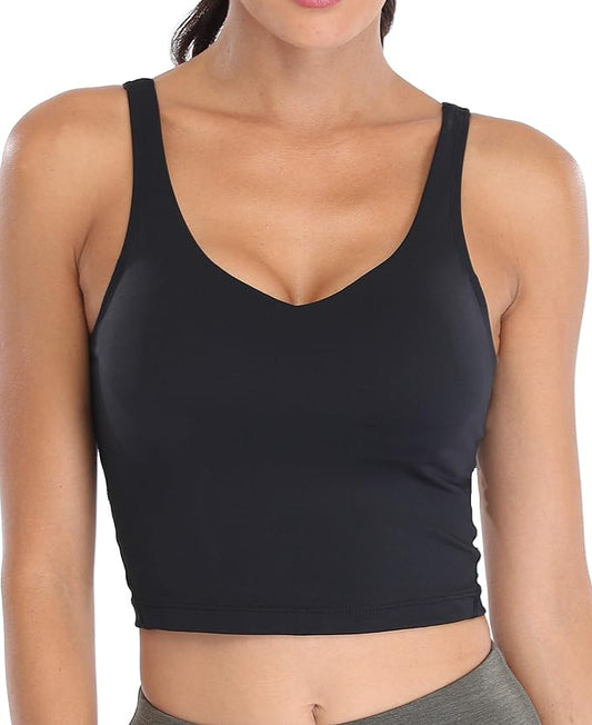 SPORTS BRA, Black padded sports Bra