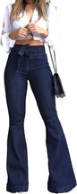 PANTS, High Waisted Bell Bottom Jeans