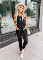 JUMPSUIT, Women's black jumpsuit
